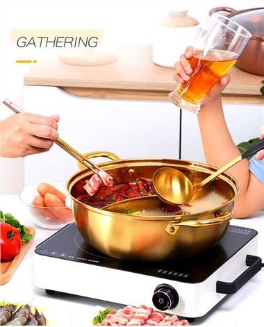 هات پات غذاهای دریایی طلایی